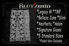 Gray Light Goth PJs M