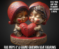 FULL PERM V*A COUPLE CHILDREN LOVE FIGURINES