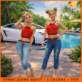 COMBI DESIGNER JEANS OUTFIT - REBIRTH