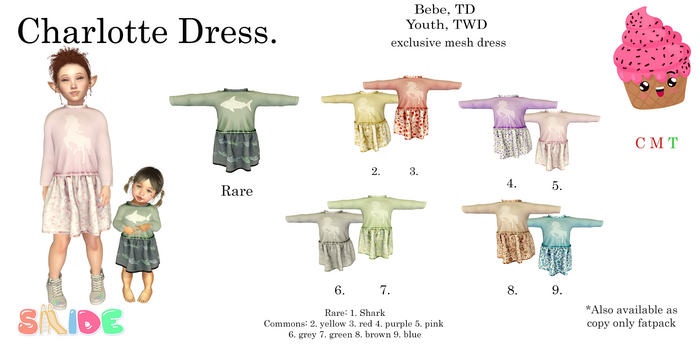 {Slide} Charlotte Dress FATPACK