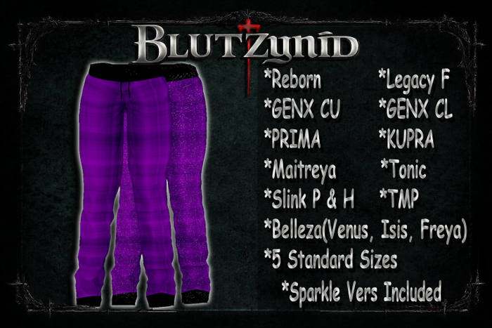 Purple Plaid PJs F