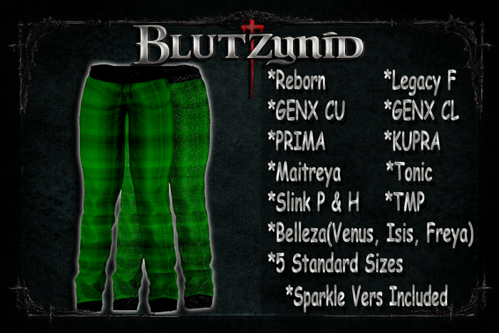 Green Plaid PJs F
