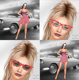 MEVA PEGGY RED SET + Red Glass+Sunglass (Maitreya)