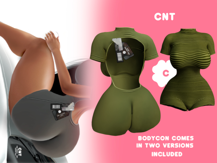 [CNT] - Perca Set - Bodysuit - Olive