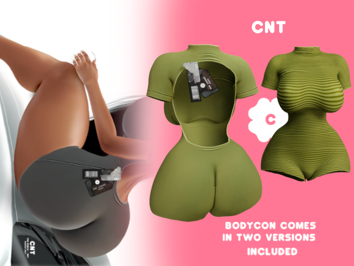 [CNT] - Perca Set - Bodysuit - Moss