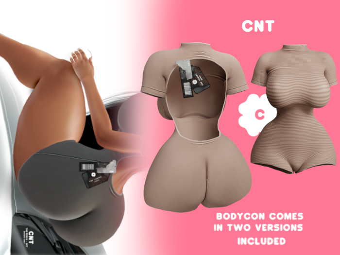 [CNT] - Perca Set - Bodysuit - Mocha