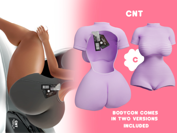 [CNT] - Perca Set - Bodysuit - Lilac
