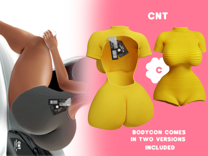 [CNT] - Perca Set - Bodysuit - Lemon