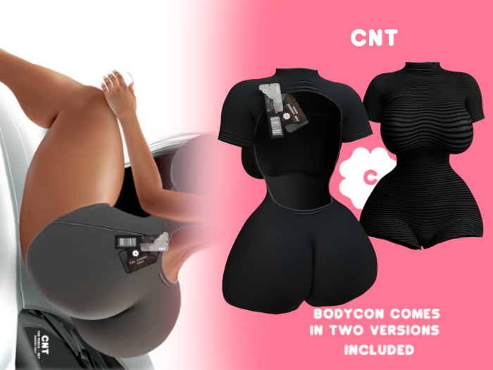 [CNT] - Perca Set - Bodysuit - Jet
