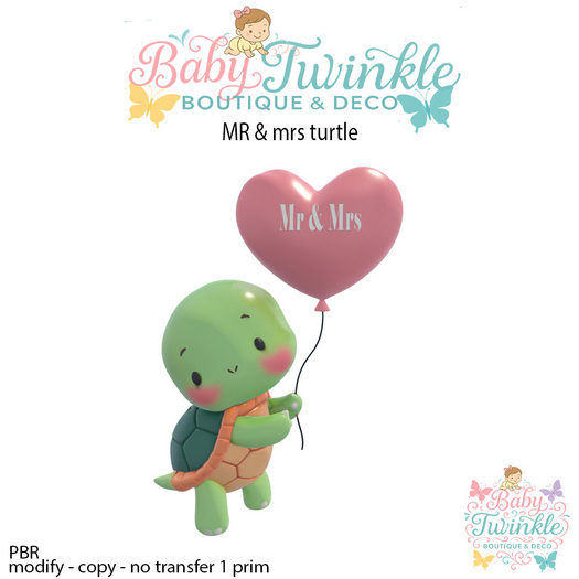 MR & mrs turtle