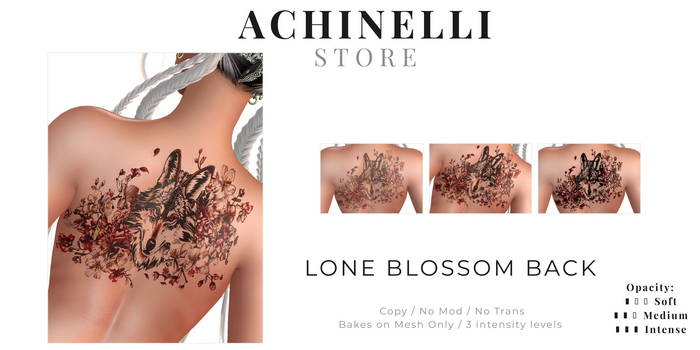 Achinelli / LONE BLOSSOM -BACK