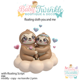 floating sloth you and me
