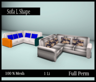 [BB] Mesh- Full Perm- Sofa L Shape