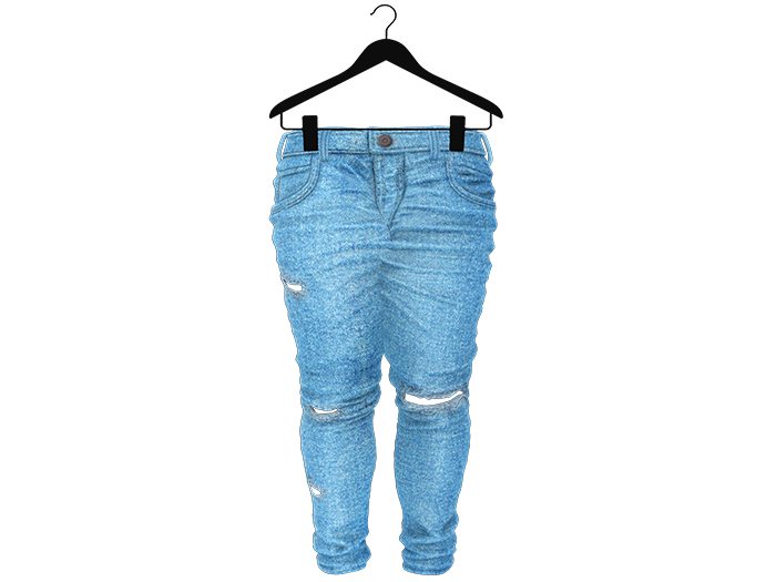 Spade: Superstar Set Jeans (Light Blue)