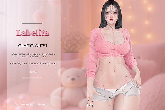 [LABELITA] Gladys Outfit Pink