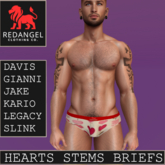 Valentines 26 - Heart Stems Briefs