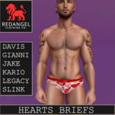Valentines 26 - Hearts Briefs