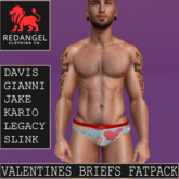 Valentines 26 - Valentines Briefs FATPACK 