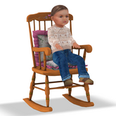 ZOOBY BABY MAPLE ROCKER Pink - BOXED (add)