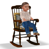 ZOOBY BABY CHERRY ROCKER Yellow - BOXED (add)