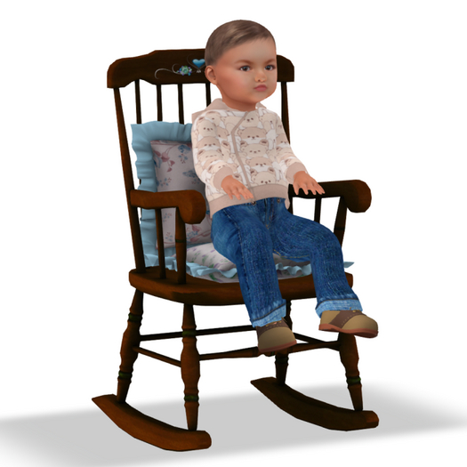 ZOOBY BABY CHERRY ROCKER Blue - BOXED (add)