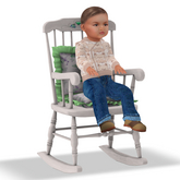 ZOOBY BABY WHITE ROCKER Green - BOXED (add)