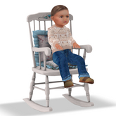 ZOOBY BABY WHITE ROCKER Blue - BOXED (add)