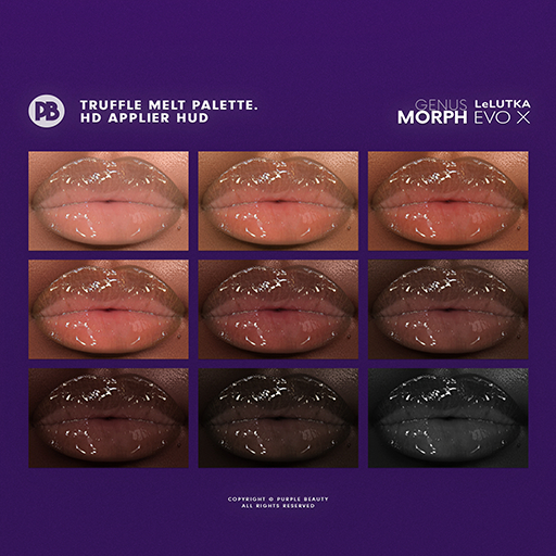 PURPLE X LeL EvoX - Truffle Melt Palette.