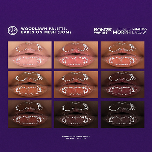PURPLE X Genus Morph X BOM - Woodlawn Palette.