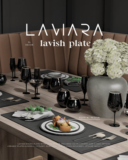 LAVIARA x UNIVERSA - Lavish Plate w/ Food Rezzer