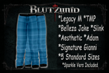 Blue Plaid PJs M