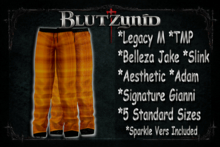 Orange Plaid PJs M