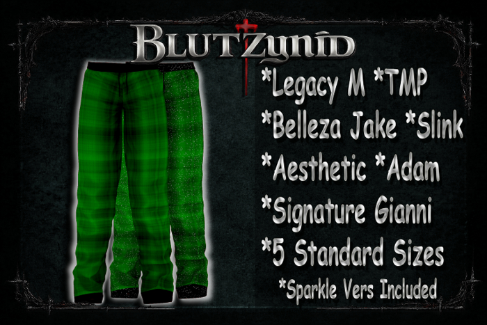 Green Plaid PJs M