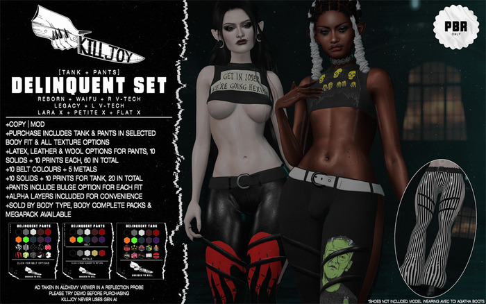 KILLJOY Delinquent Set LEGACY [PBR Only]