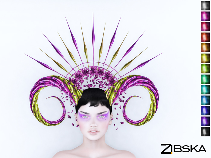 Zibska ~ Mor color change headpiece