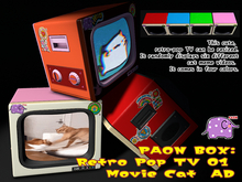 PAON!Retoro TV Catmovie Cat1