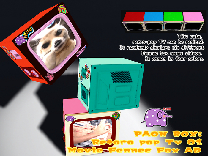 PAON!Retoro TV Catmovie Fenecc1
