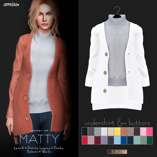 amias - MATTY sweater set snow
