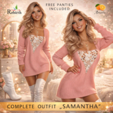 COMPLETE OUTFIT SAMANTHA - REBIRTH - FREE UNDIES