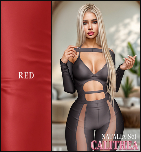 CALITHEA . Natalia Set . Red