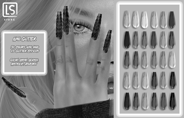 [LS] NAIL GLITTER DEMO