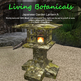 Inochi Botanicals - Japanese Garden Lantern A