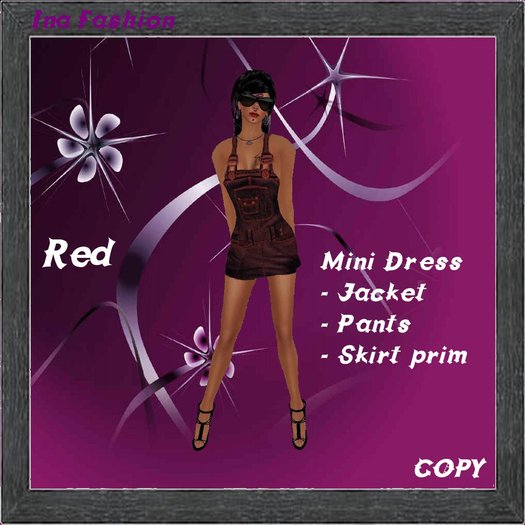 *NB* Ina Fashion - Mini Dress Red