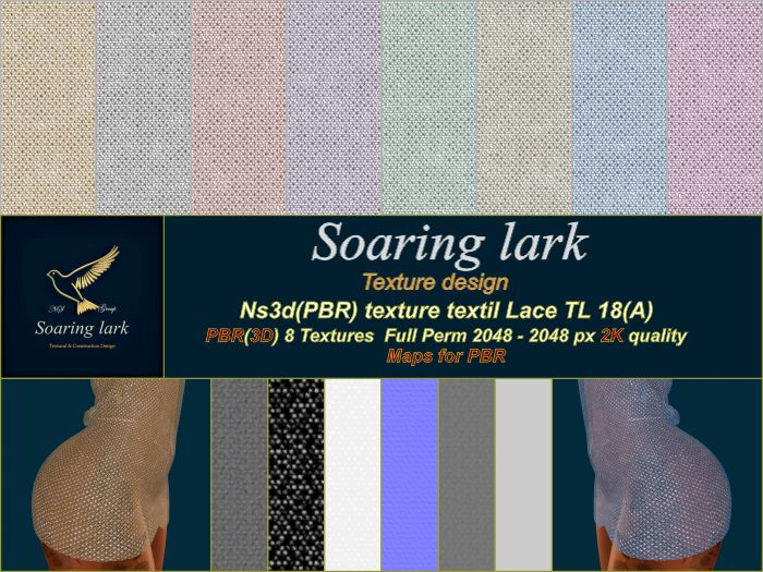 Ns3d(PBR) texture textil Lace TL 18(A)