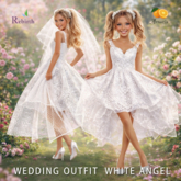 WEDDING DRESS WHITE ANGEL - REBIRTH