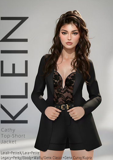 KLEIN''Cathy''Top-Black