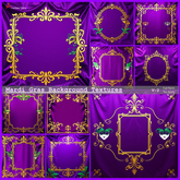 Mardi Gras Background Textures