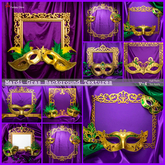 Mardi Gras Background Textures