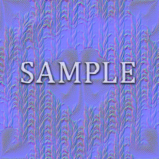 [ Knitted St Patricks Day Seamless 01 ] Normal Map - A