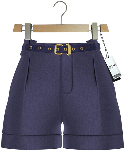 KLEIN''Cathy''Shorts-Navy
